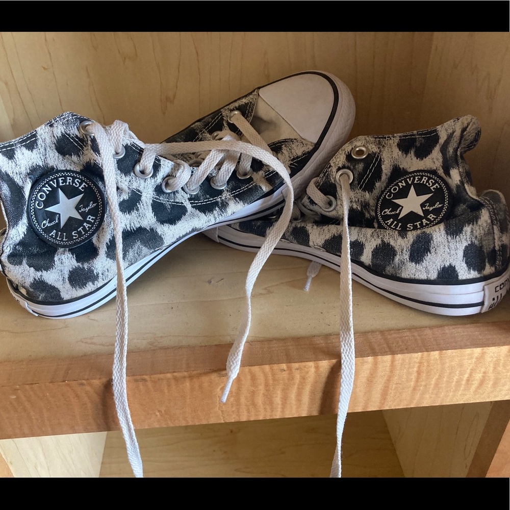 Converse Cheetah high tops